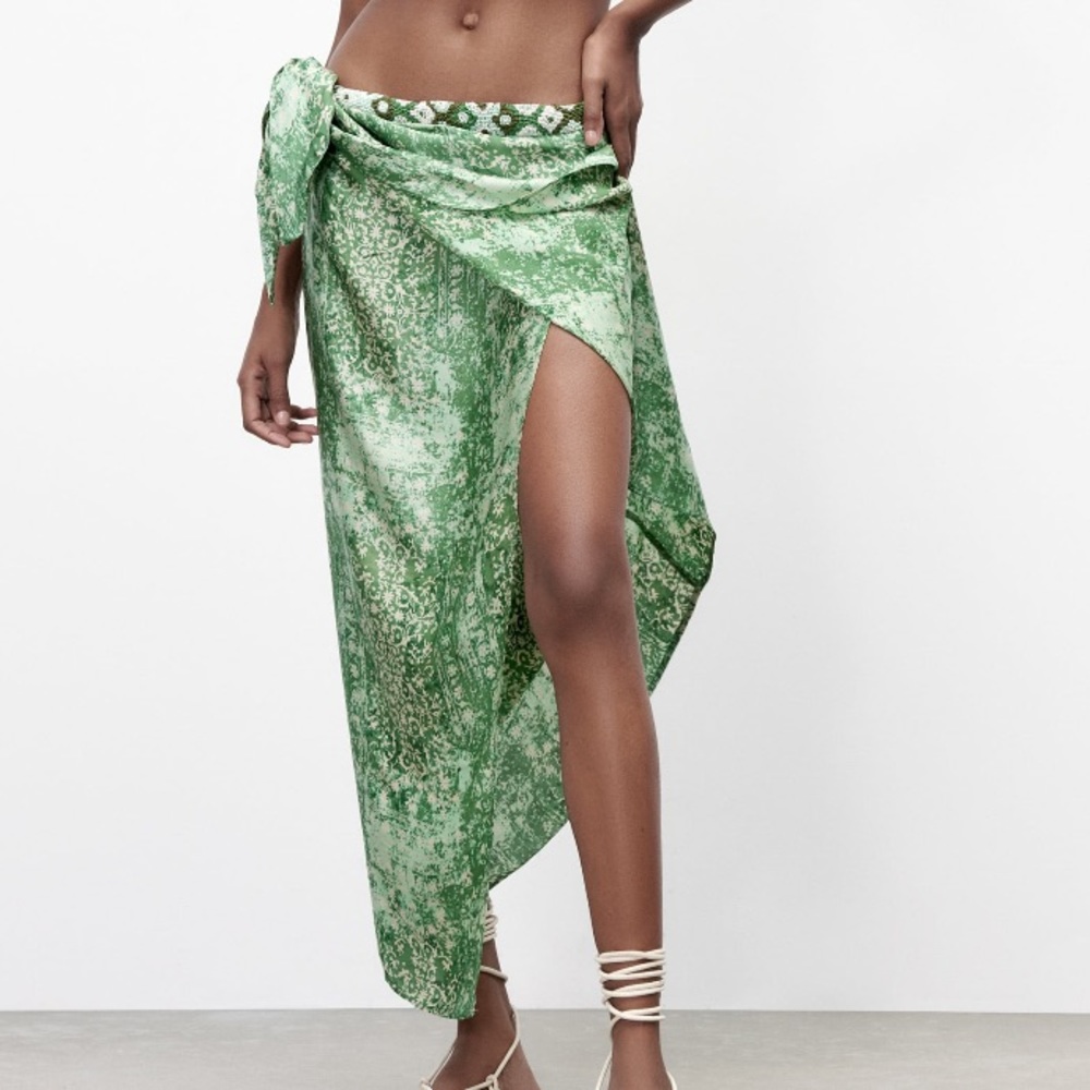 NWT zara wrap skirt